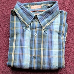 Faconnable Multicolor Plaid Button Down Shirt